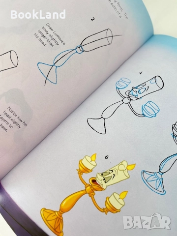How to draw Beauty and the beast| Disney| Как да нарисуваш Красавицата и звяра , снимка 13 - Други - 51591164