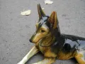 СТАР ПОРЦЕЛАН КУЧЕ НЕМСКА ОВЧАРКА W.GERMANY , снимка 2