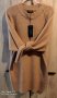 Seleted Femme дълъг пуловер рокля камел, снимка 1