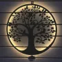 Метална соларна декорация "Дървото на живота", снимка 1