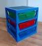 LEGO маса с чекмеджета за съхранение, снимка 1
