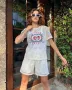 Gucci Дамски Летен Комплект 👚🩳Дамски Къс Екип Гучи - 2 Налични Цвята Код E145, снимка 3