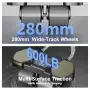 Уред за коремни преси Ab Roller Wheel с подложки за лакти и 4-колесна стабилна конструкция за, снимка 6