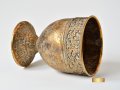 Декоративна кашпа - бокал / Метална кашпа за цветя с орнаменти, снимка 5