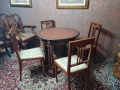 Антична Кухненска маса с 4 стола, снимка 6