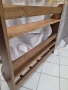 голам дървен стелаж, етажерка, снимка 11