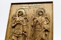 Релефна икона на Свети Архангел Михаил и Свети Архангел Гавриил, снимка 7