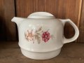 Чайник, кана, розови цветя, български порцелан, снимка 1 - Други - 41687047