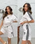 Adidas Дамски Летен Комплект Тениска И Къси Панталонки👚🩳Дамски Къс Екип Адидас Код A610, снимка 2