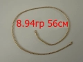 НОВ 8.94гр 56см златен ланец версаче / златно колие / синджир / ланец / злато / златен / GOLD 585 / , снимка 1