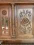 Уникално красив старинен шкаф,скрин,бюфет(Масив)-19 век, снимка 4