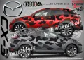 Mazda CX-3 SK-SJV3-MA-CX-3 Кaмуфлаж Офроуд Джип Пикап Лодка Camouflage Off-Road стикери, снимка 1