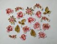 Стикери за скрапбук Vintage Roses 20 бр - V109, снимка 1 - Други - 44287491