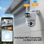 Smart Двойна Wi-Fi Камера с Две Лещи – Българско Меню! Нощно виждане, снимка 9