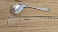 Сребърна лъжичка за захранване на новородено бебе 13 см, снимка 3