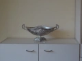 Голяма разкошна сребриста купа, снимка 14