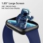 Нов 1,85 инча Bluetooth Смарт умен мъжки часовник с функция за повикване, снимка 6
