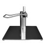 Плоска квадратна основа с хидравличен повдигач с крик за фризьорски стол WWP6, снимка 1 - Фризьорски столове - 41725580