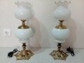 Комплект от две старинни лампи - лампа, снимка 1 - Настолни лампи - 44742789