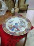 Страхотна голяма антикварна немска порцеланова чиния за стена- Villeroy & Boch, снимка 3