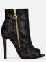 Елегантни черни обувки с отворени пръсти на висок тънък ток боти секси Bebo shoes (Asos) 37 38 39, снимка 1 - Дамски обувки на ток - 40717680