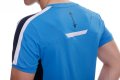 Мъжка спортна тениска REDICS, светлосиня с тъмносиньо, памук и ликра, снимка 1 - Тениски - 44449469
