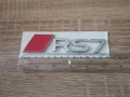 сребриста емблема Audi RS7 нов стил, снимка 5