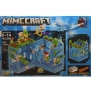Конструктор Minecraft "Битката във водната пещера" – 503 части със светеща LED-подсветка LB606, снимка 4