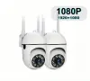 2 броя WiFi Камери за Наблюдение,Камери за видеонаблюдение. 1080P HD, Външни, 4.0Х Зум, снимка 1
