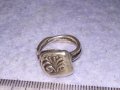 КРАСИВ АРТ НУВО СРЕБЪРЕН ПРЪСТЕН ВИСОКА ПРОБА СРЕБРО Стара ИЗЯЩНА РЪЧНА МАЙСТОРСКА ИЗРАБОТКА 38536, снимка 12