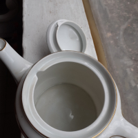 Прекрасен стар колекционерски порцеланов чайник KPM Germay, снимка 4 - Антикварни и старинни предмети - 36226884