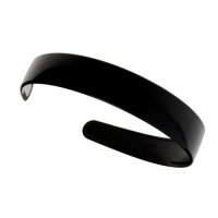 Черна диадема пластмаса-2.5 см, снимка 1 - Аксесоари за коса - 35751770