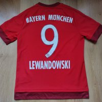 Bayern Munchen / ADIDAS / детска футболна тениска на Байерн Мюнхен , #9 Lewandowski, снимка 8 - Детски тениски и потници - 44242278