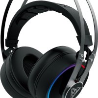 Слушалки с микрофон Геймърски Gamdias HEBE P1A 7.1 Черни с RGB подсветка Gaming Headset, снимка 3 - Слушалки и портативни колонки - 35785439