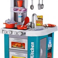 Детска Мултифункционална кухня с течаща вода и хладилник, снимка 2 - Играчки за стая - 38831784