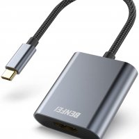 BENFEI USB C към 4К HDMI адаптер, Thunderbolt 3, алуминиев корпус, снимка 1 - Лаптоп аксесоари - 35664506