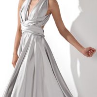 Бална рокля Сребърно сияние, снимка 3 - Рокли - 40125444
