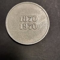 Настолен медал,плакет 100 години от рождението на Ленин , снимка 2 - Антикварни и старинни предмети - 41815555