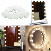 Самозалепващи се LED лампи за огледало код 2467 , снимка 2 - Лед осветление - 36198053