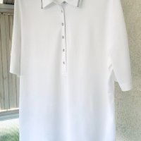 Красива бяла блуза/тениска ERFO BE YOURSELF Германия , снимка 1 - Тениски - 40636188