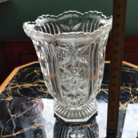 стара кристална ваза арт деко, снимка 1 - Други ценни предмети - 41119493