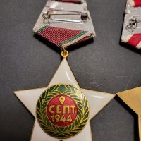 Комплект 1-ва,2-ра и 3-та степен орден 9-ти септември , снимка 6 - Антикварни и старинни предмети - 40229410