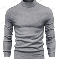 Елегантен мъжки топъл пуловер със средно деколте, 6цвята - 023, снимка 13 - Пуловери - 42553566