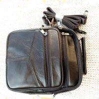Мъжка кожена чантичка с 5 джоба, снимка 12 - Чанти - 34882515