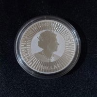 Австралия 2023 - 1 долар - Кенгуру - 1 OZ - Сребърна монета, снимка 2 - Нумизматика и бонистика - 44186104