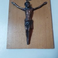 Стар кръст , Исус Христос 27.5х20см, снимка 2 - Антикварни и старинни предмети - 41393706