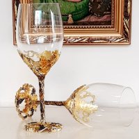 Комплект чаши за вино - NEW, снимка 2 - Подаръци за юбилей - 41908308