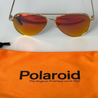 Слънчеви очила Polaroid, детски, чисто нови, цвят тип хамелеон, с калъфче и кърпичка, снимка 10 - Слънчеви и диоптрични очила - 44681685