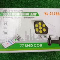 Соларна лед лампа тип бутафорна камера с дистанционно, снимка 3 - Външни лампи - 41045109