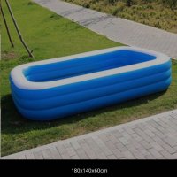 Детски надуваем басейн , снимка 2 - Басейни и аксесоари - 41757516
